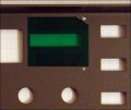 zelený filtr na LED bargraf